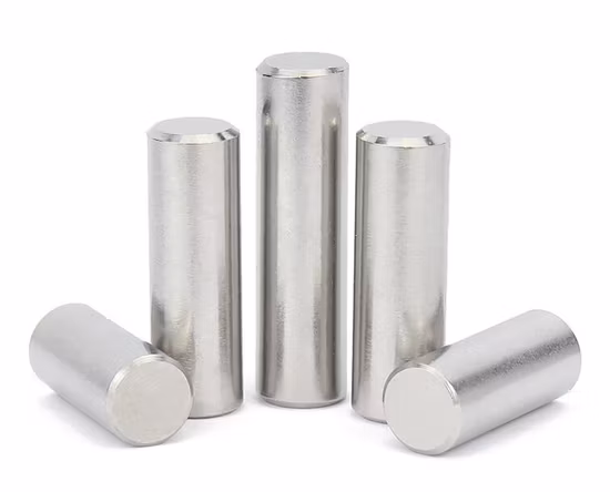 Pin de localização de aço inoxidável do pino paralelo cilíndrico personalizado Pin de passador contínuo