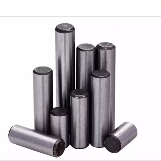 A dureza de aço inoxidável da precisão feita sob encomenda pisou o pino de passador serrilhado rosqueado