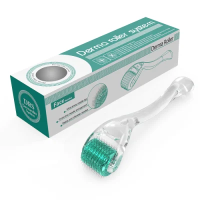 Drs192 Microagulhamento Médico Transparente Completo Mesoterapia 192 Micro Agulhas de Aço Inoxidável Rolo Derma